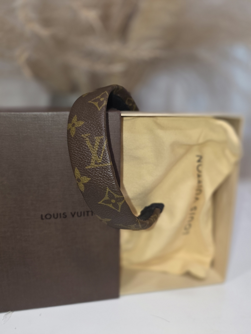 Brown Canvas Headband